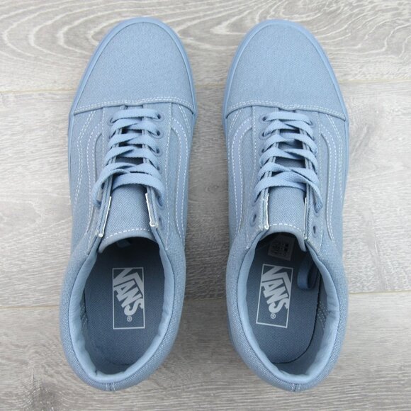 Vans Old Skool Mono Dusty Blue Mens Size 11.5 Sneakers NEW - Picture 9 of 13